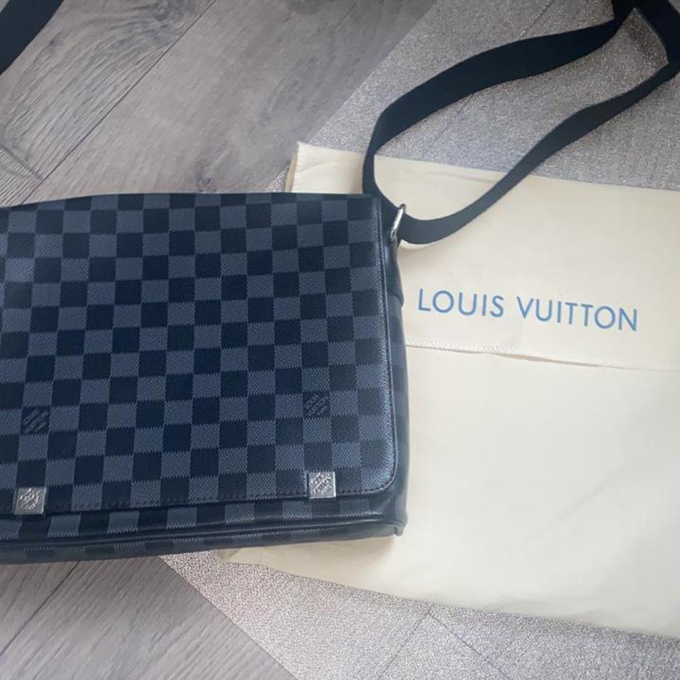 Louis Vuitton Messenger District PM Black/Orange - Depop