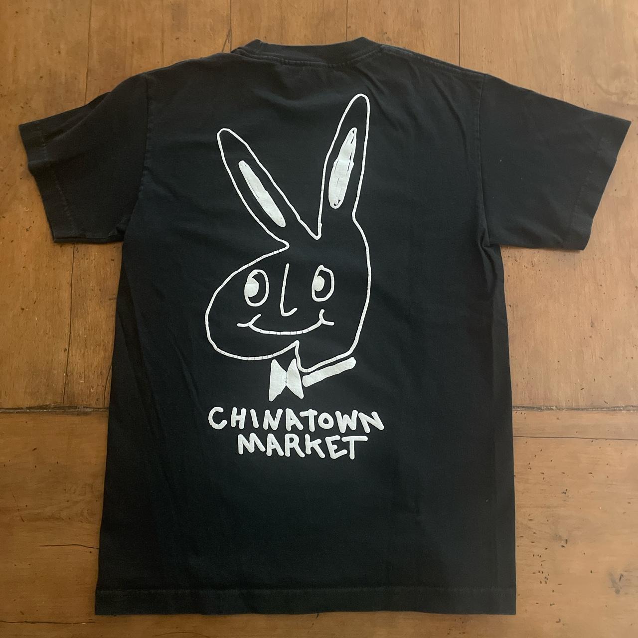 Louis Vuitton bunny T-Shirt in black and white , - Depop