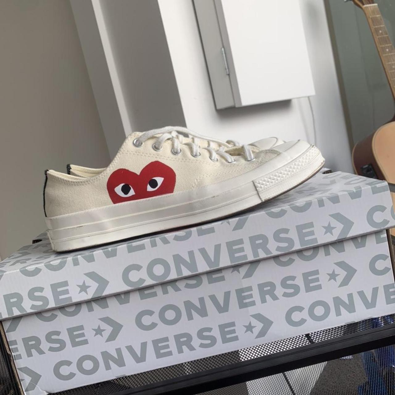 CDG Comme does Garçons chuck taylor These shoes are... - Depop