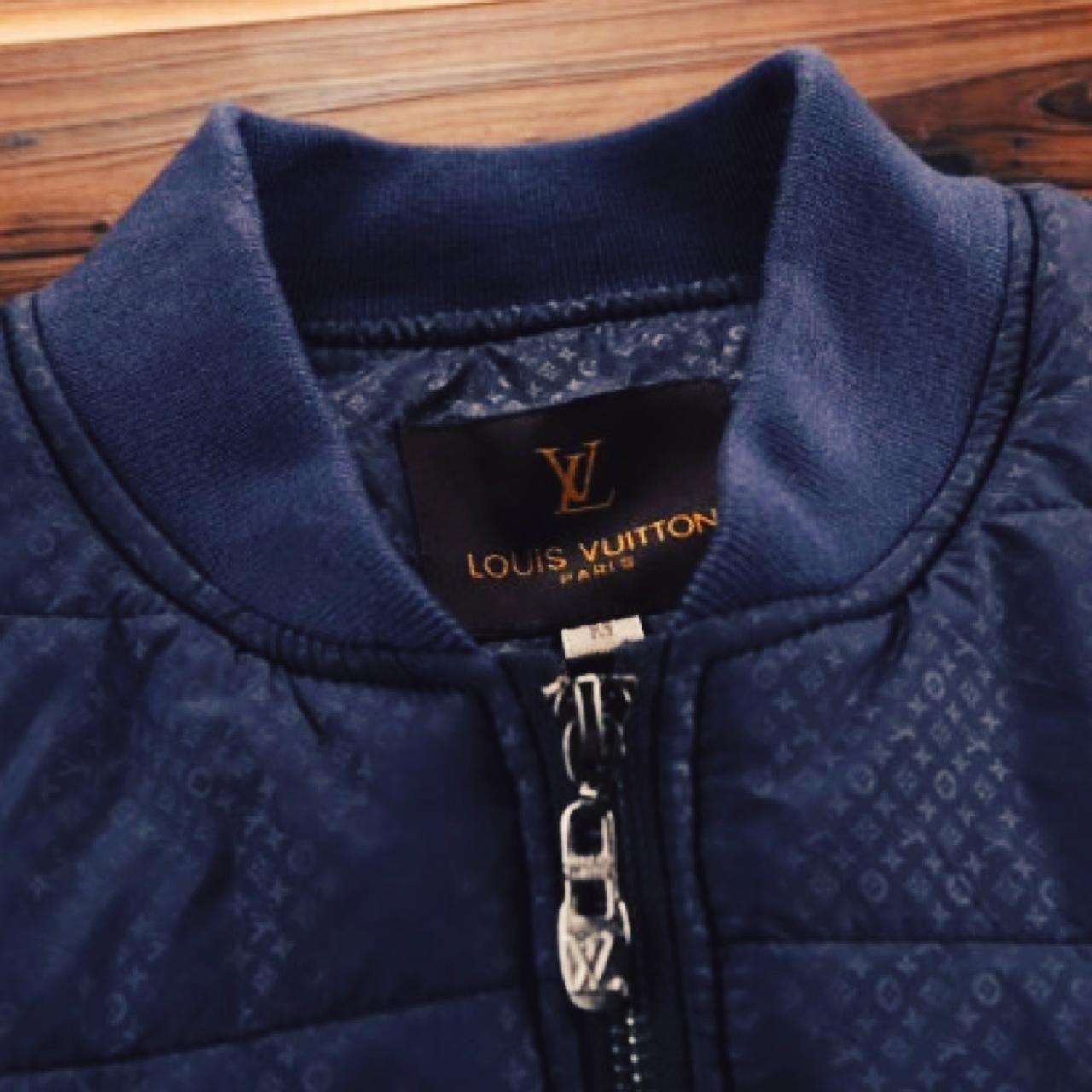 Louis Vuitton - Authenticated Jacket - Polyester Blue for Men, Never Worn