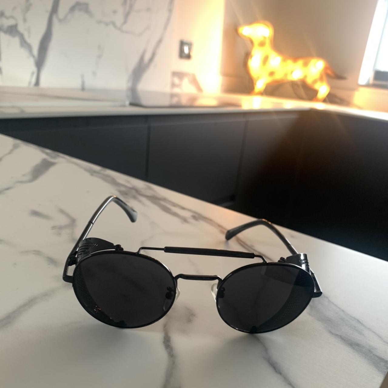 Mens blackout sunglasses sale