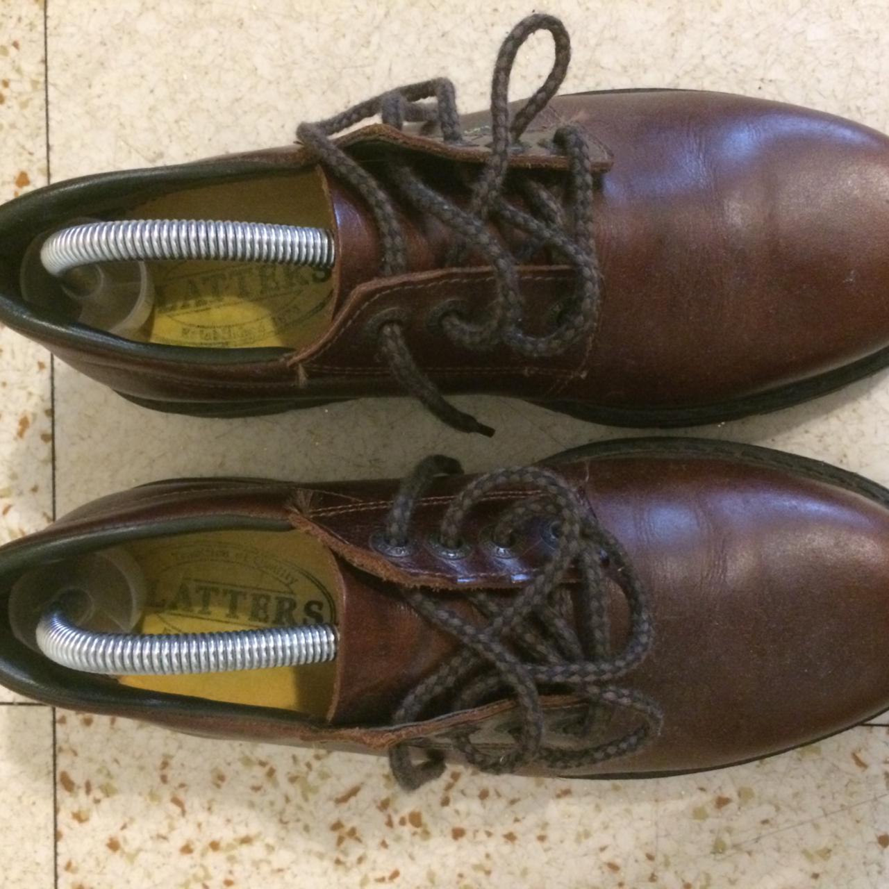 vintage brown leather shoes made in AUSTRALIA... Depop