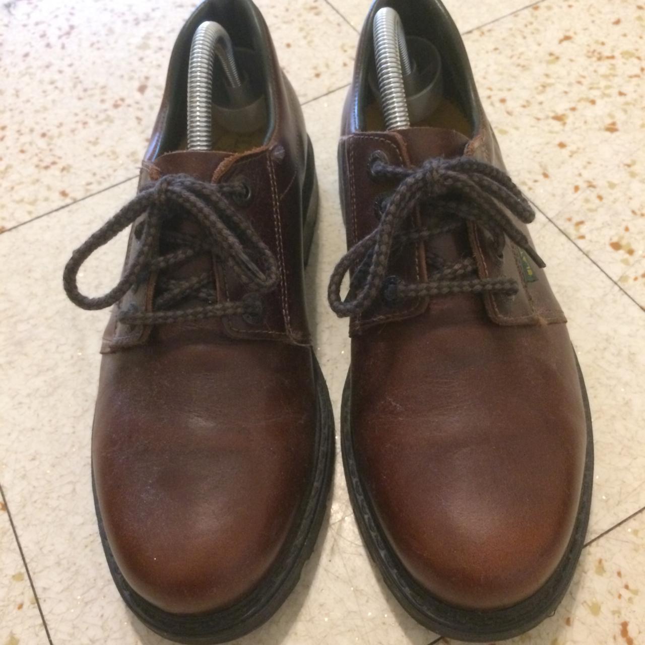 vintage brown leather shoes made in AUSTRALIA... Depop