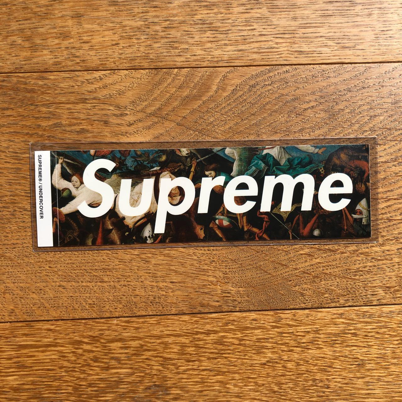 Supreme undercover outlet box logo sticker