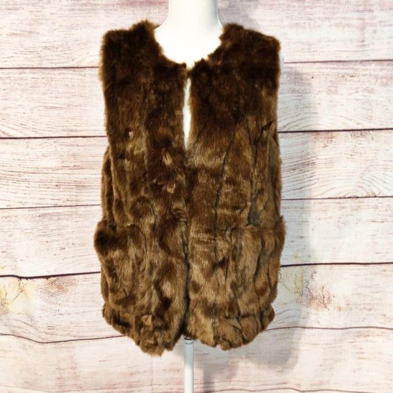 Faux fur shop vest canada