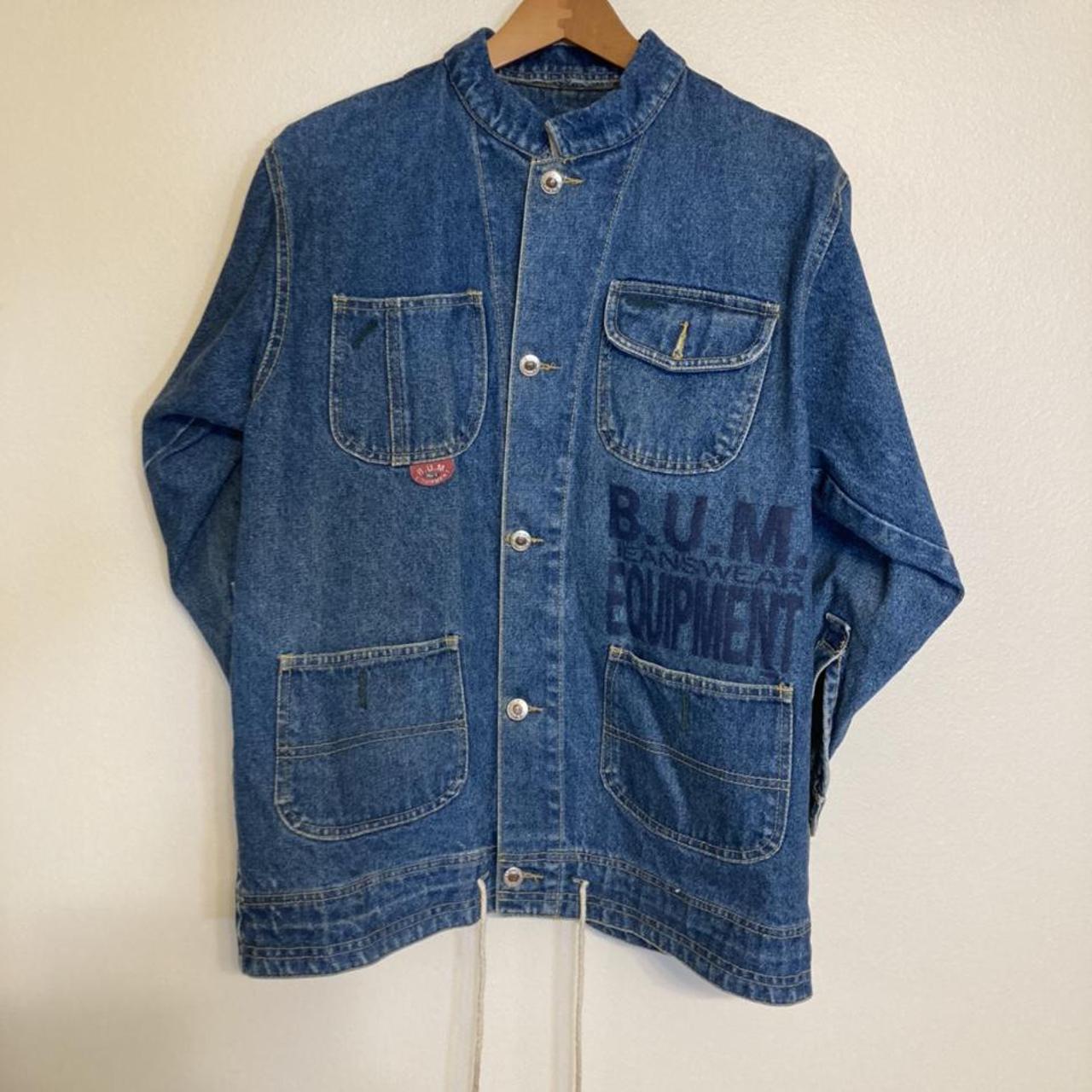 Vintage BUM equipment jean jacket. In great... - Depop