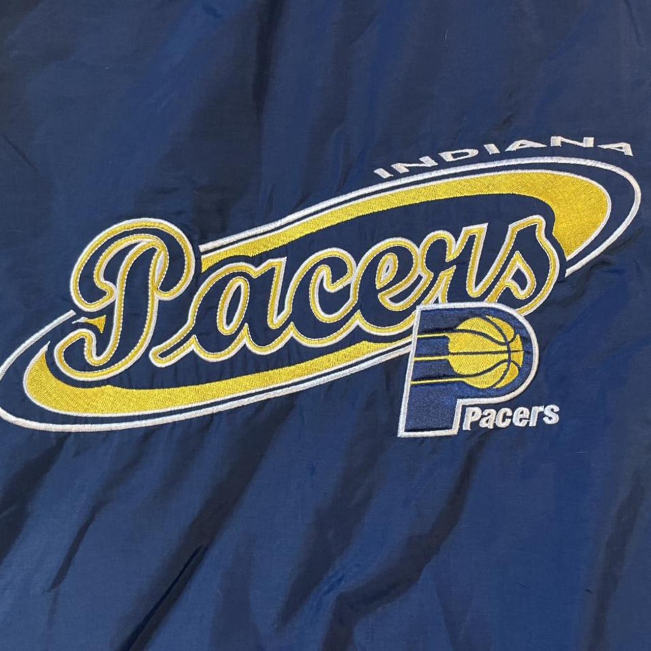 Vintage Indiana Pacers Logo7 puffer coat. Size kids... - Depop
