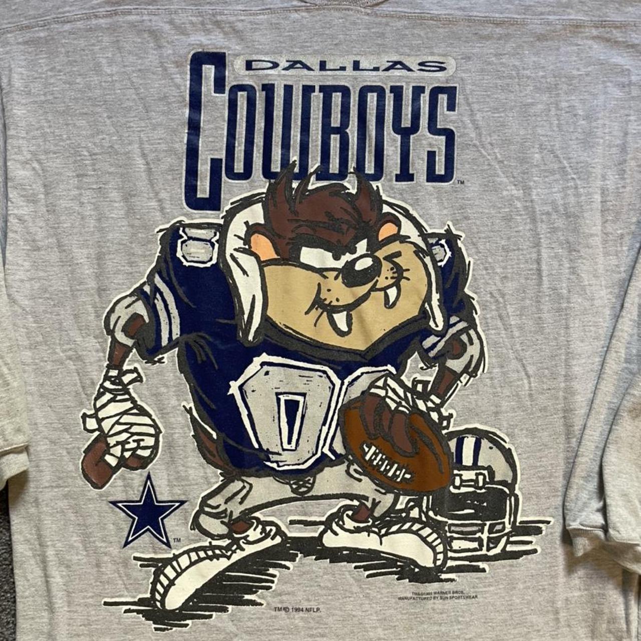 Vintage Dallas Cowboys Taz Tee Size L - ShopperBoard