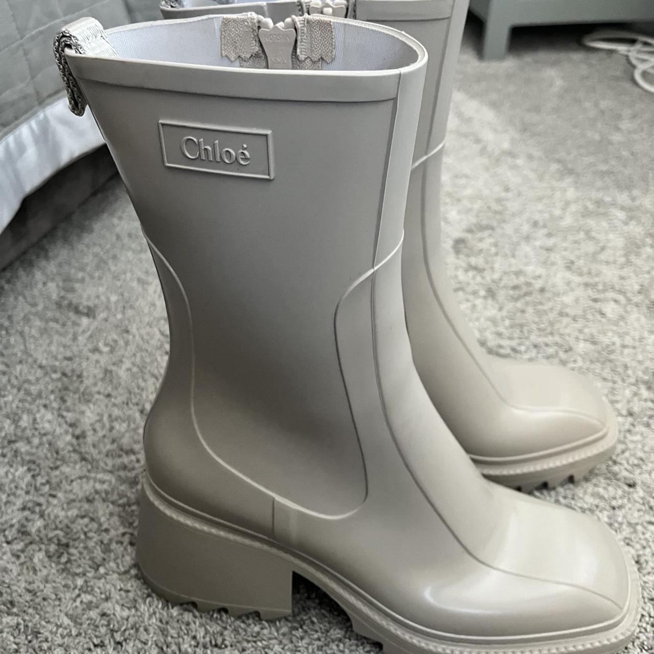 CHLOE BETTY PVC ANKLE BOOTS. Worn a couple of... - Depop