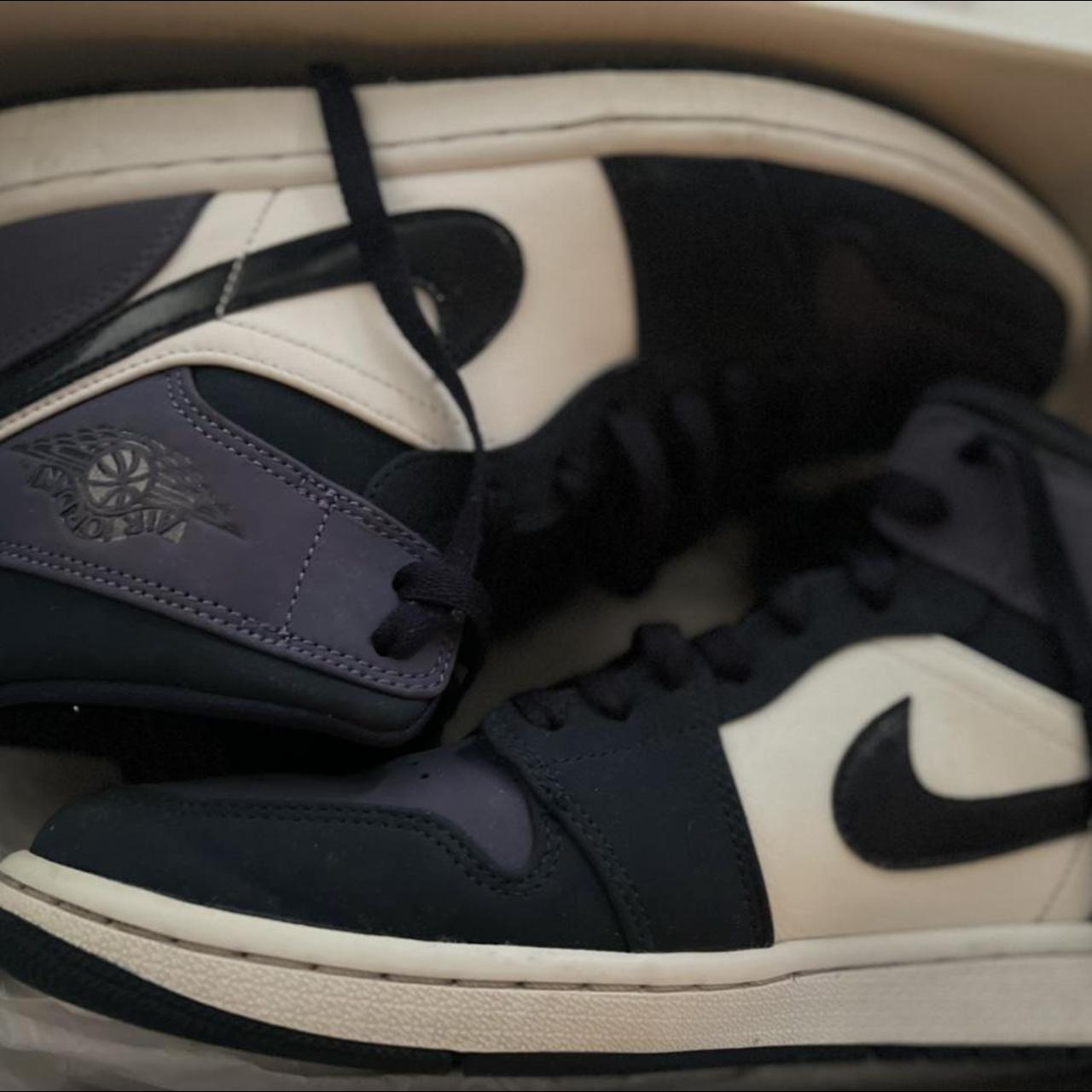 sanded purple jordans