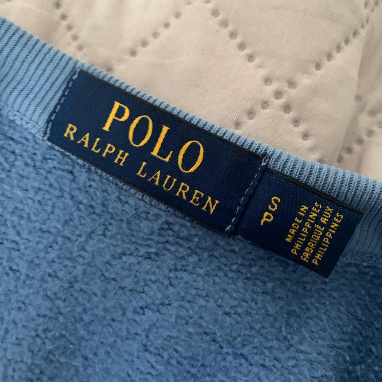 Ralph Lauren Light Blue Jumper / Sweatshirt /... - Depop