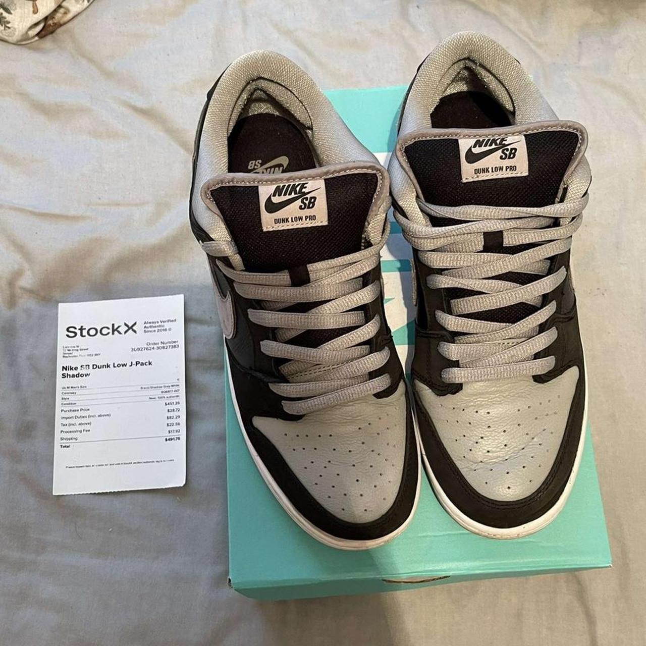 Nike dunk sb low shadow j pack size 10 excellent... - Depop