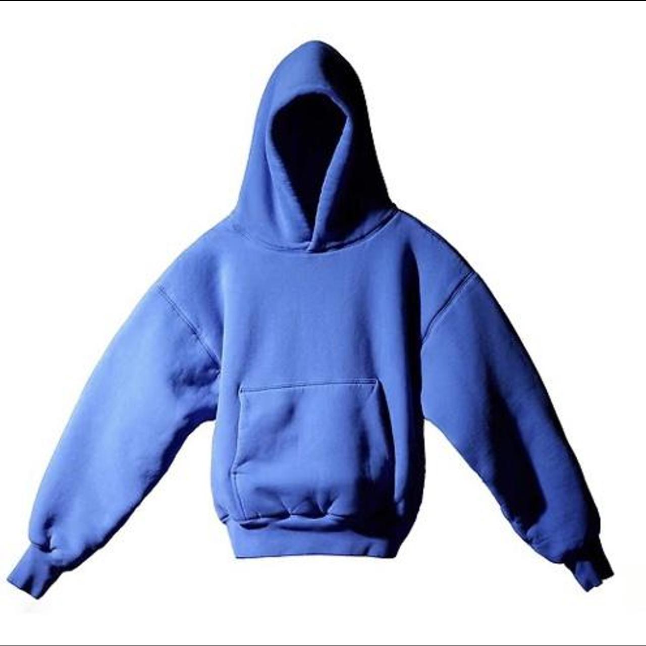 yeezy gap blue hoodie