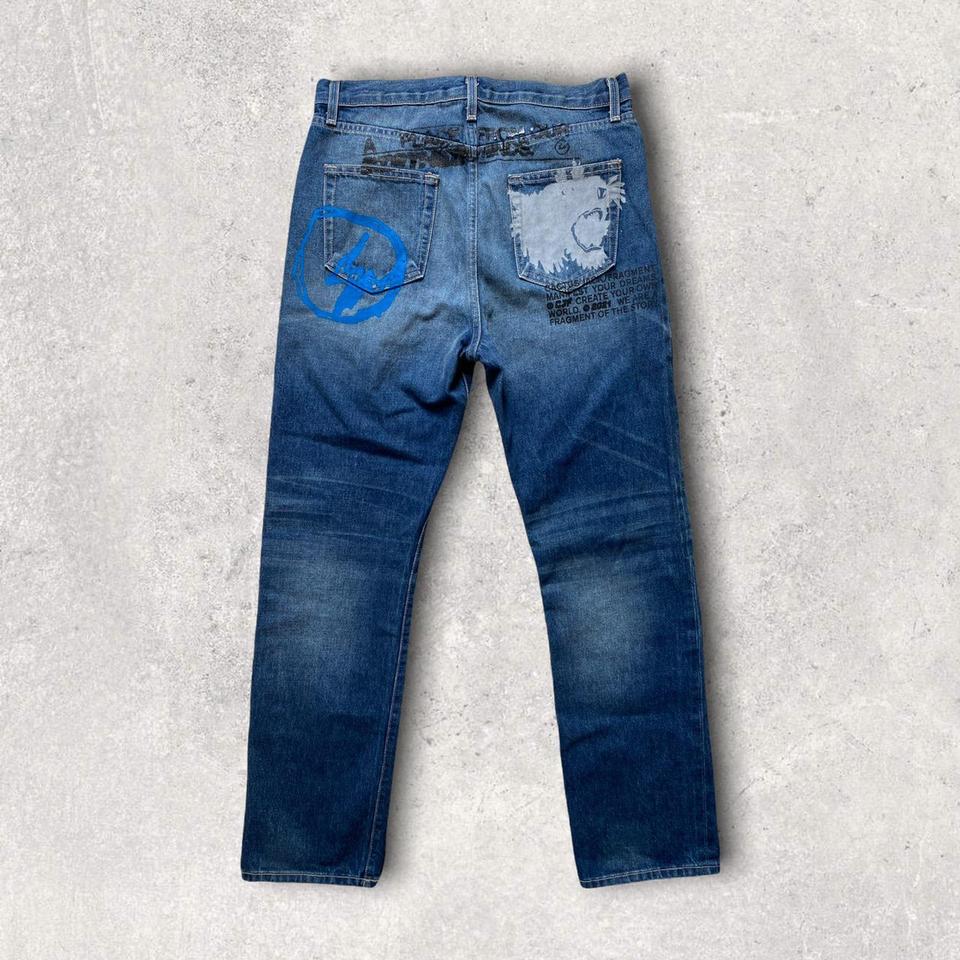 ID: Travis Scott Cactus Jack x Fragment Denim... - Jeans