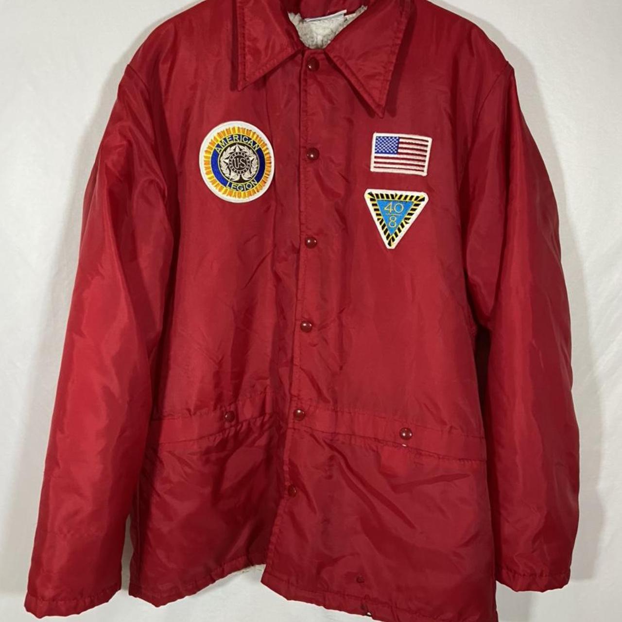 GEM Men's Red Jacket Depop