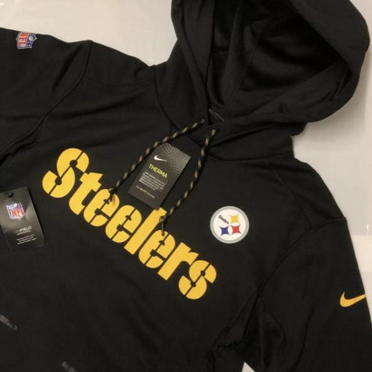 Pittsburgh Steelers NFL Hoodie NWT Size: 3XL Nike - Depop