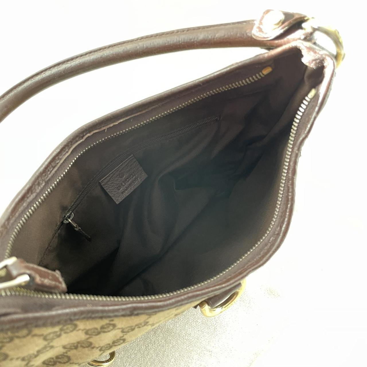 Pre-owned Gucci Abbey D-ring Crossbody Bag In 褐色