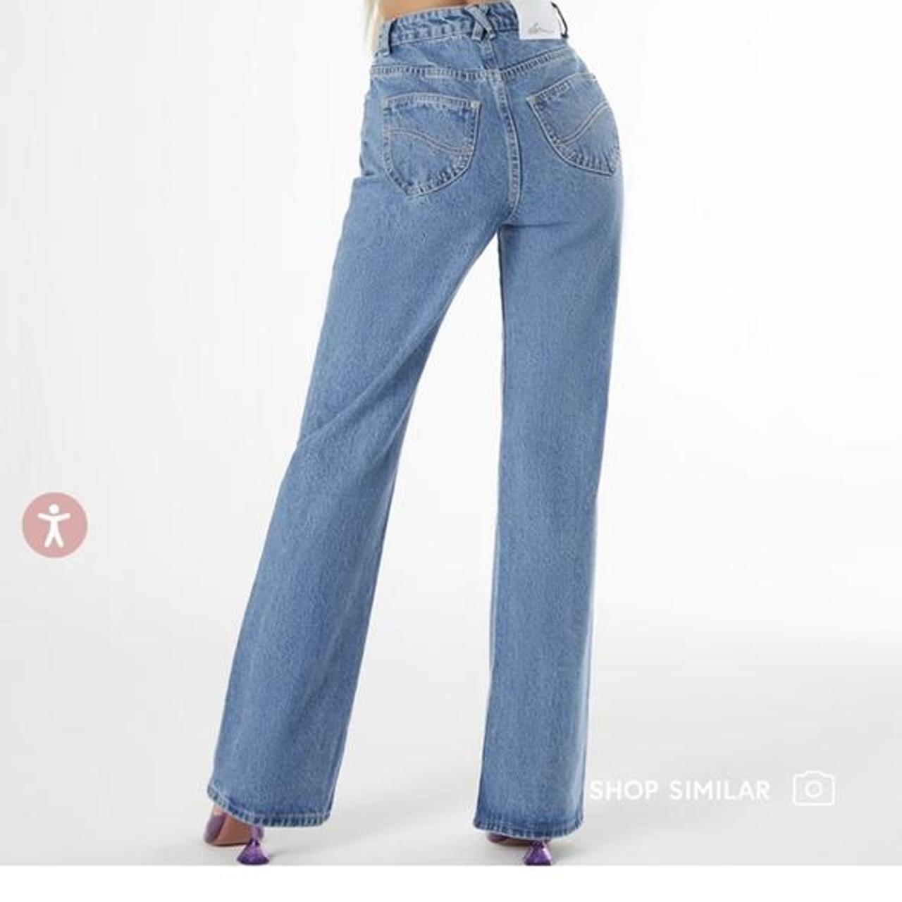 Brand New Straight Leg Oh Polly Jeans Size 10 (still... Depop