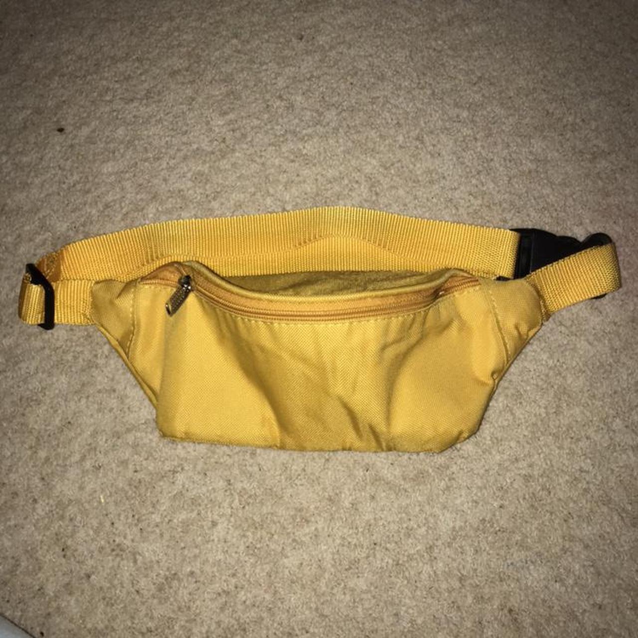 yellow bum bag bumbag fanny pack shoulder bag man... - Depop