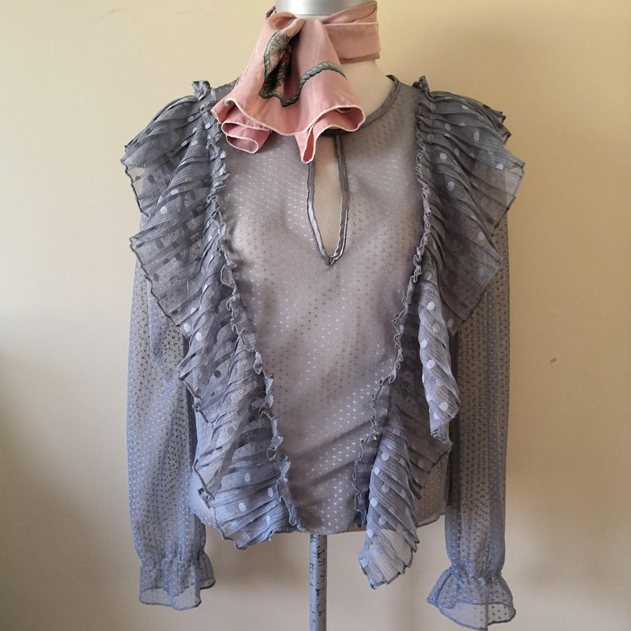 New season River Island sheer polka dot long