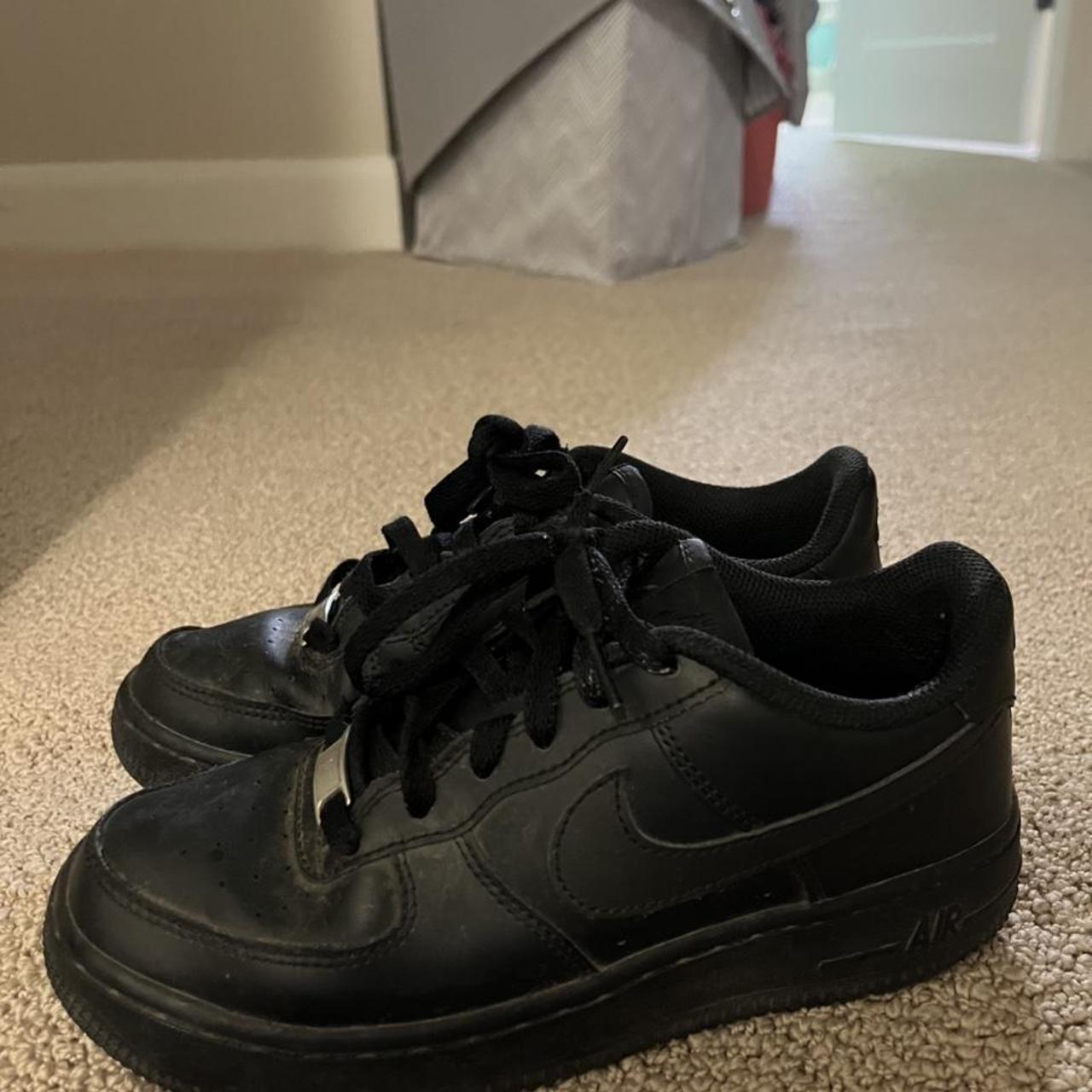 Nike Air Force 1 Low Shoe - 4.5Y - Black