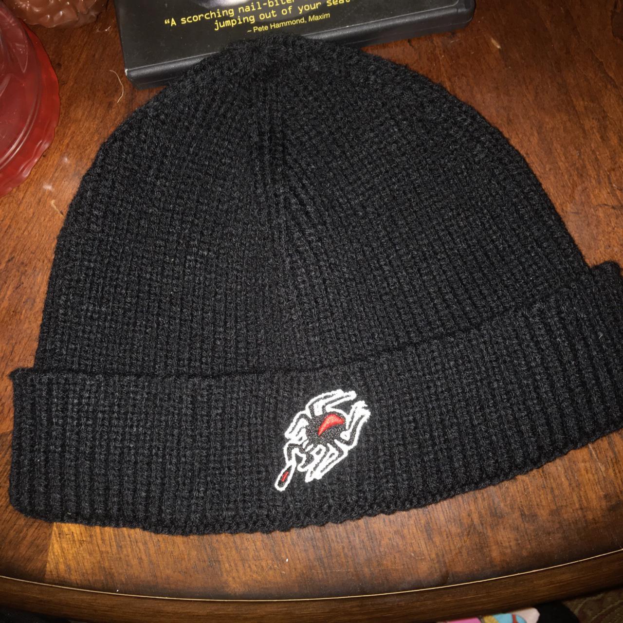 Brand new embroidered spider gang beanie from lil... - Depop