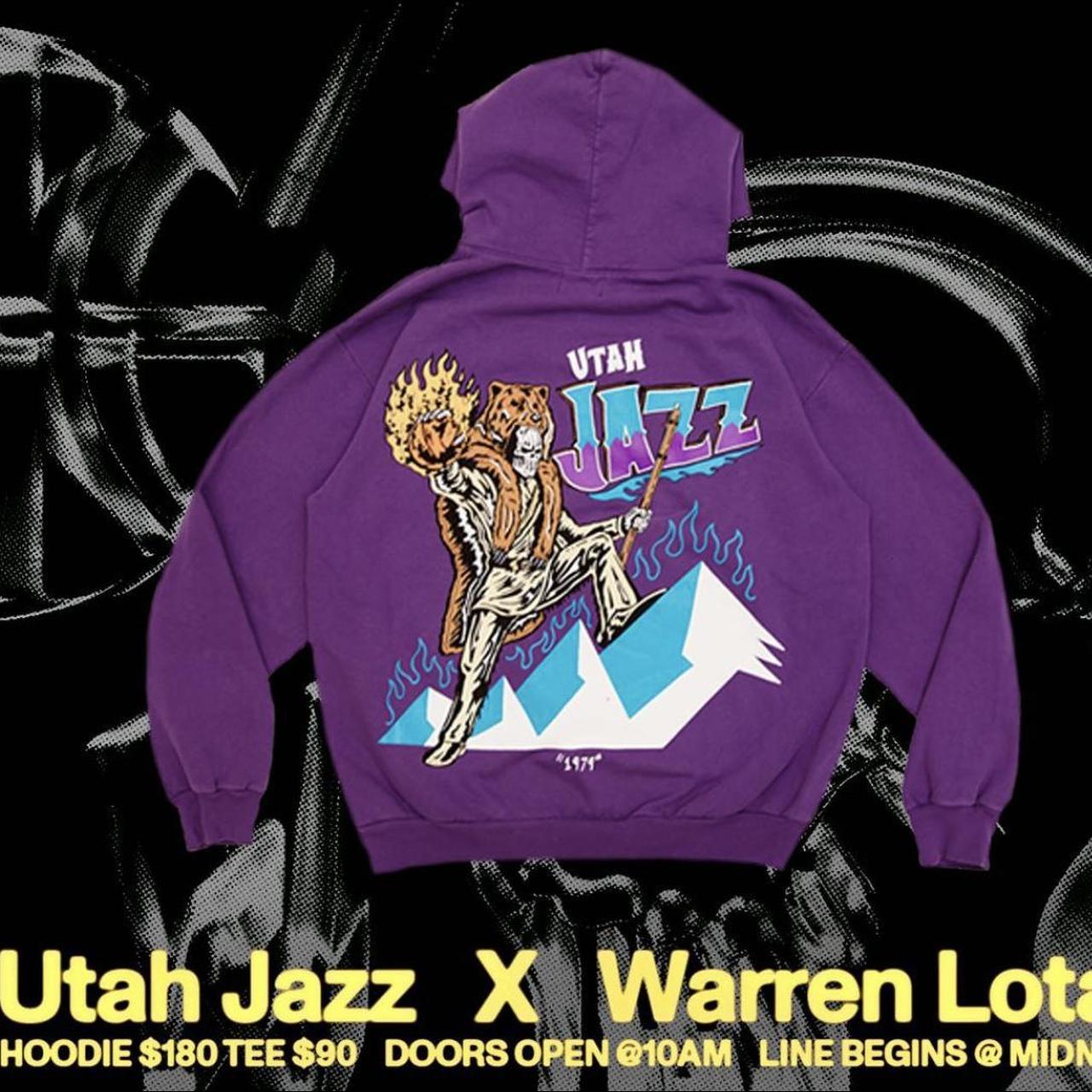 utah jazz purple hoodie