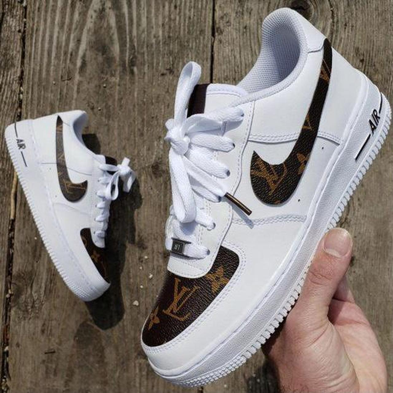 Custom Air Force 1 Black Gucci Drips . (*Limited - Depop