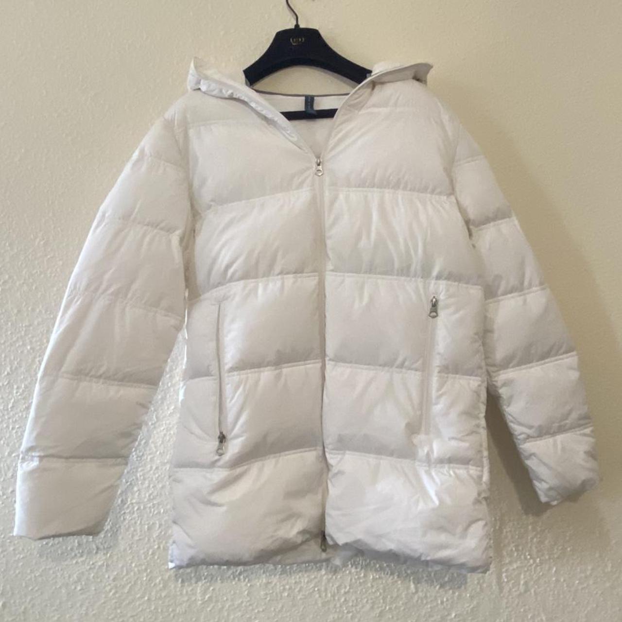 zara white puffer coat