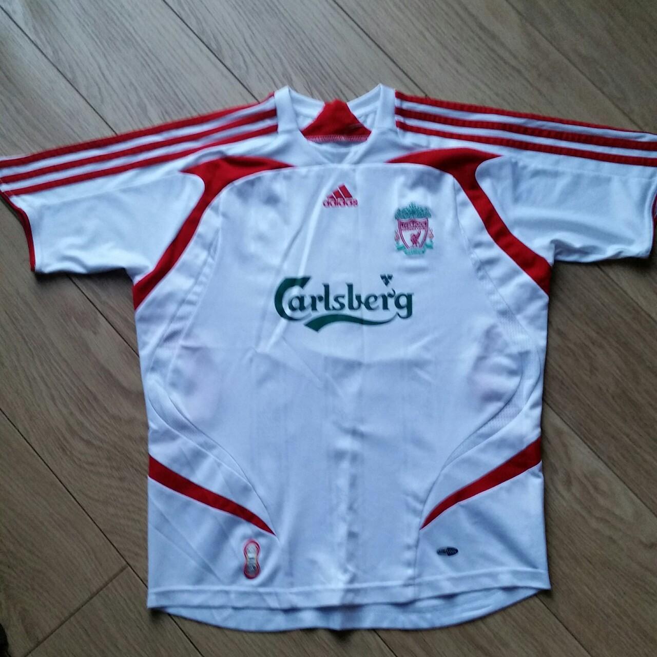 liverpool white adidas kit