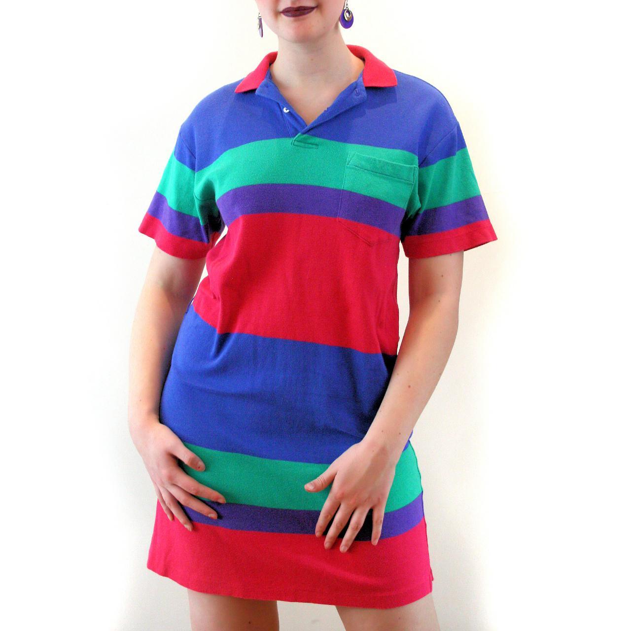 A fun 80s vintage tee shirt dress by Ralph Lauren! - Depop