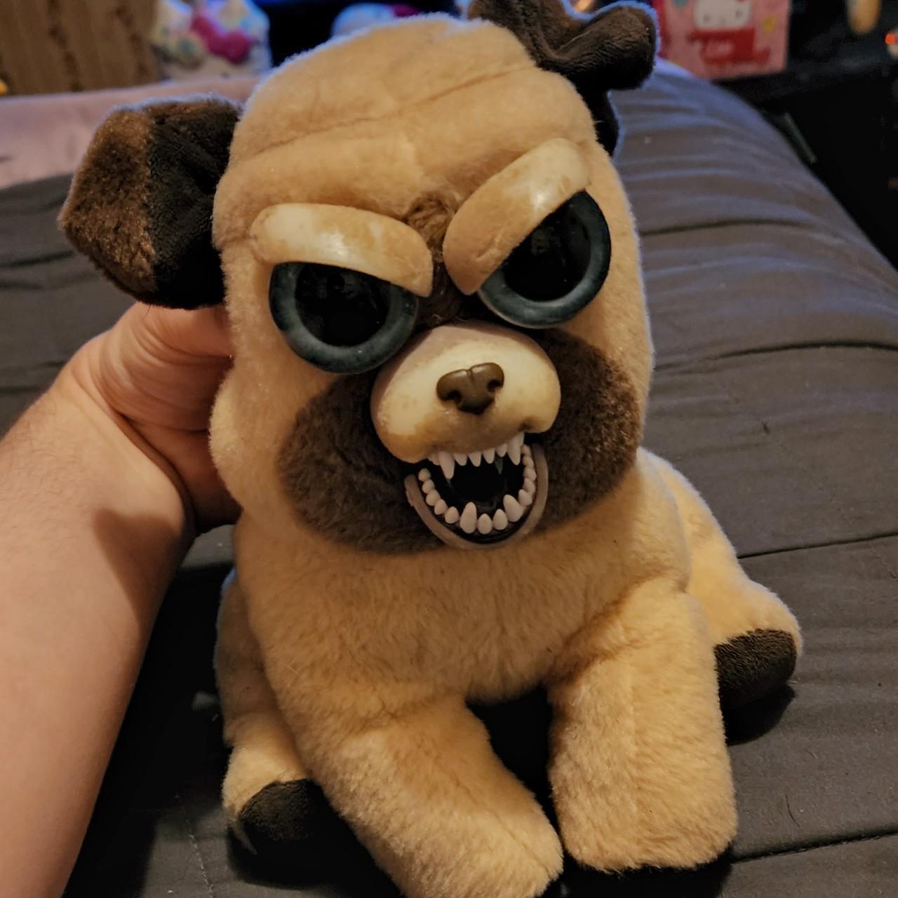 Feisty pets pug on sale