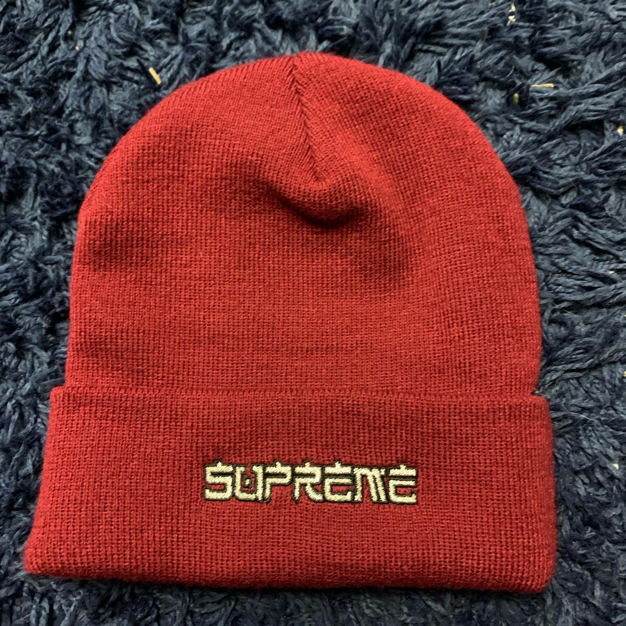 supreme demon beanie. used 10/10 MESSAGE ME... - Depop