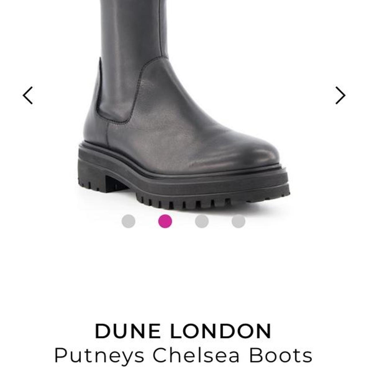 Dune Women's Black Boots Depop