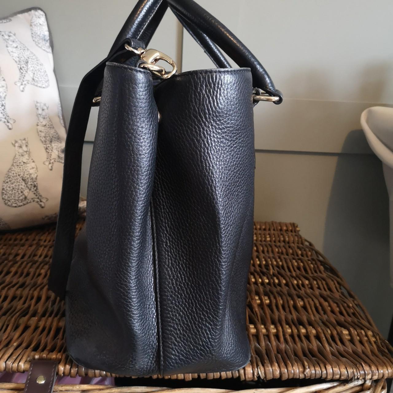 Osprey London Adaline black leather work grab bag Depop