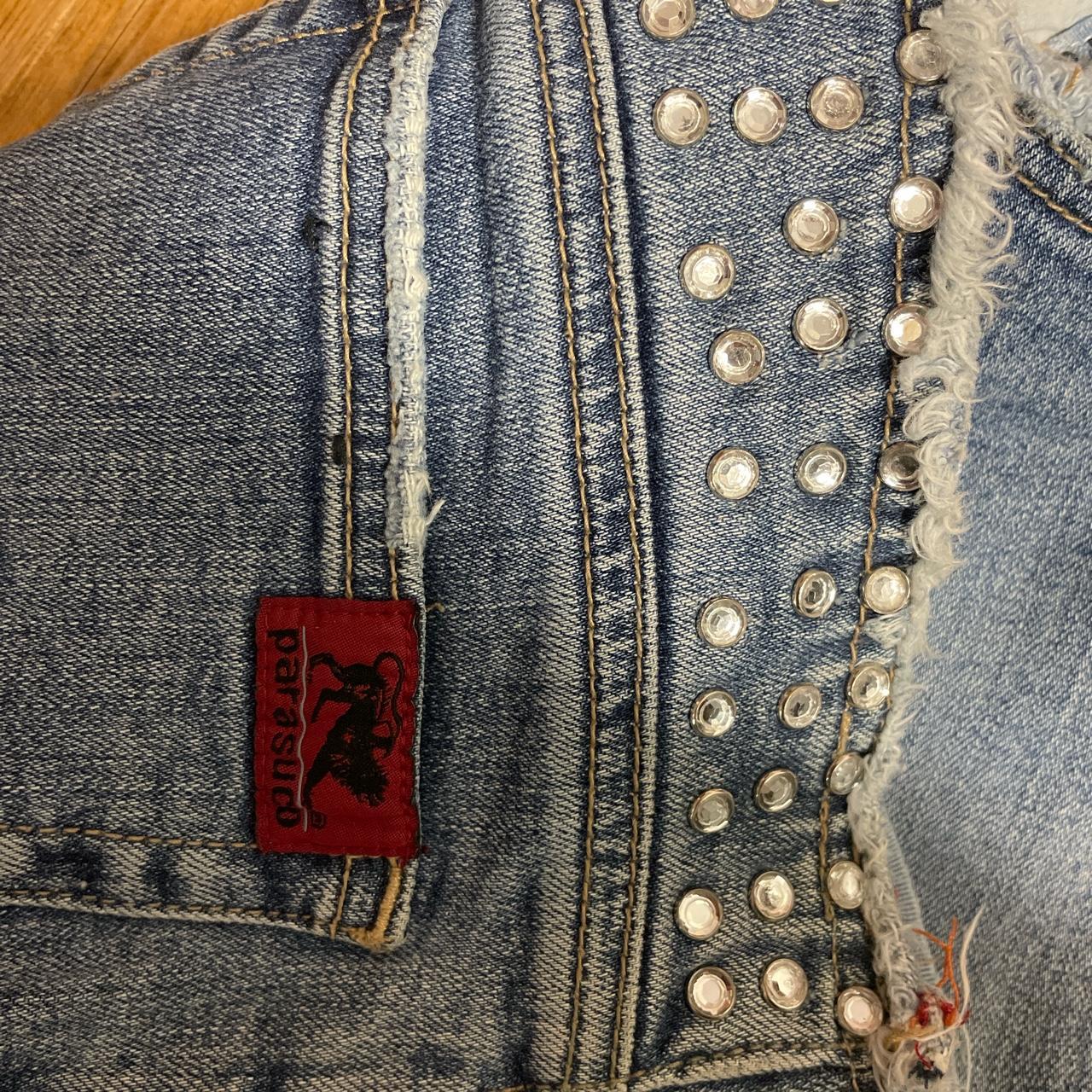 LOVE These Vintage Parasuco Jeans With Gems Labeled Depop   P0 