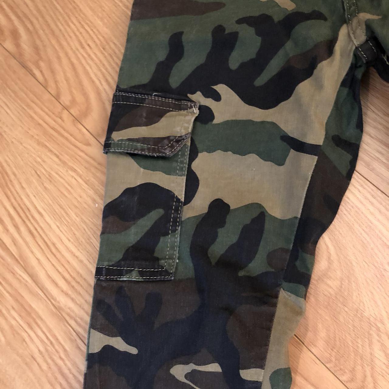 Redial khaki camo print trousers. Purchased in USA... - Depop