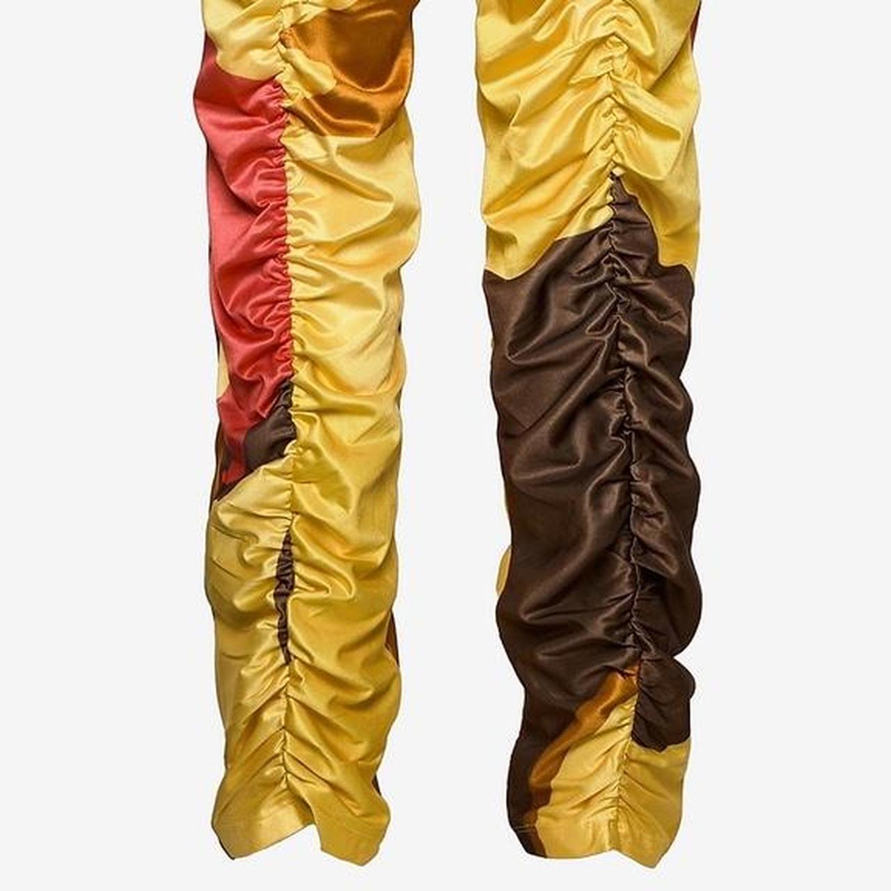 Hosbjerg Women's Orange and Brown Trousers (2)