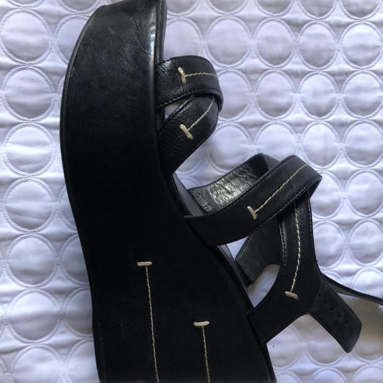 Stuart Weitzman Women's Black Sandals | Depop