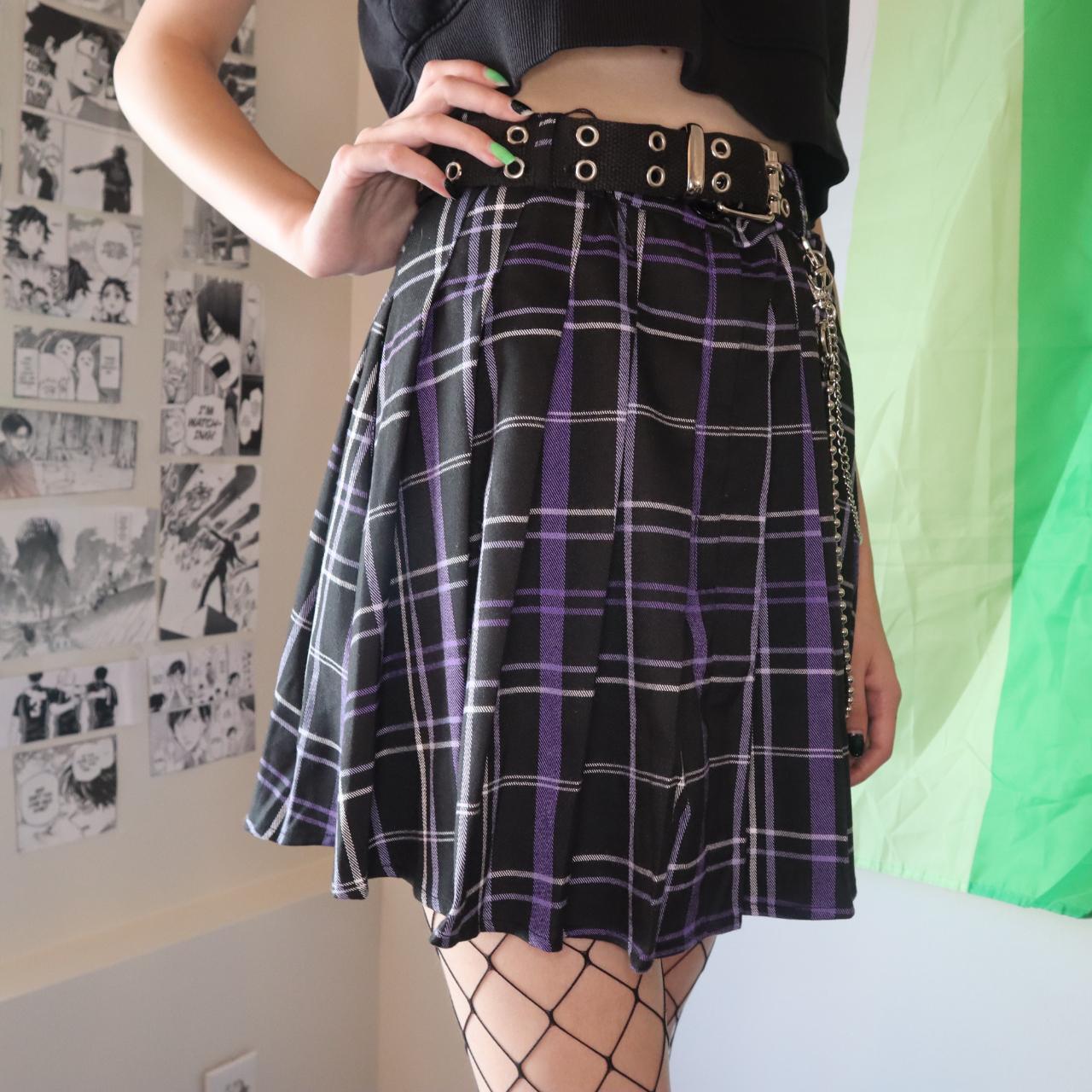 Product Image 2 - Collectif High waisted Purple Plaid