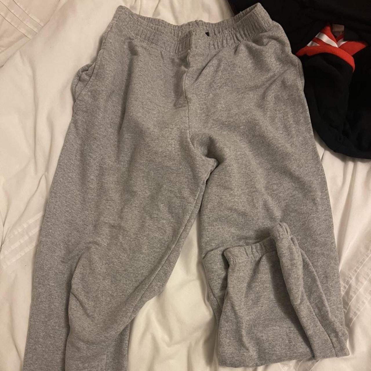 Grey isawitfirst joggers Brand new size S Would... - Depop