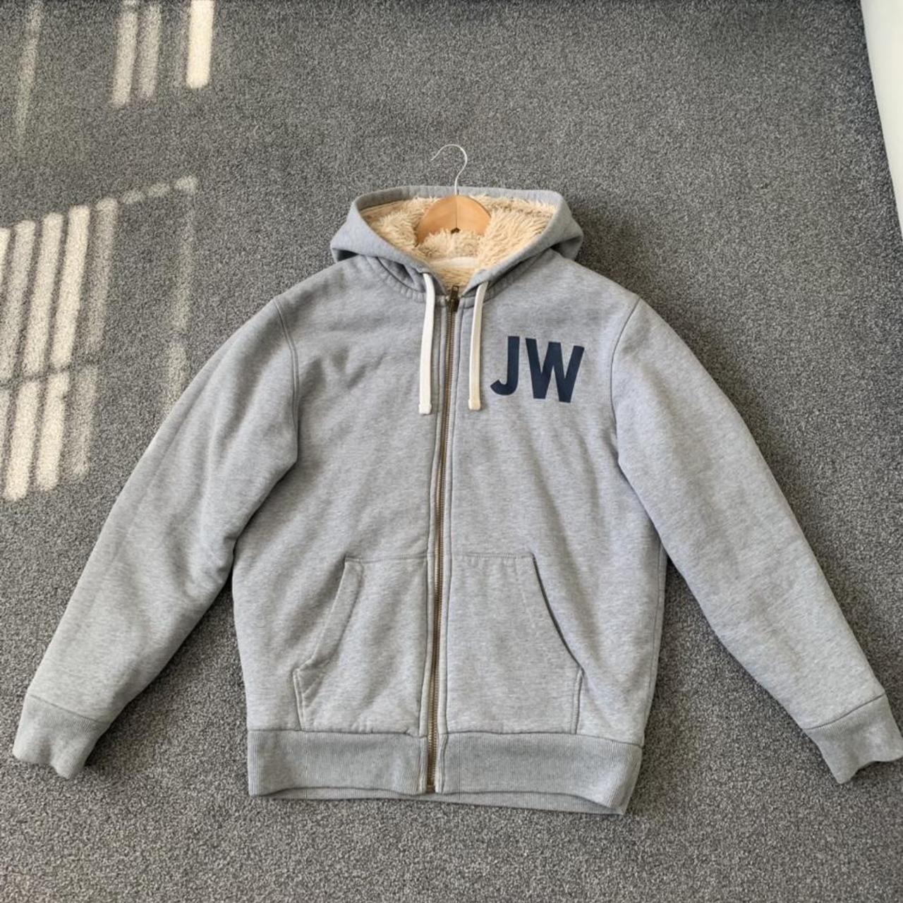 jack wills zip up moletom com capuz mens