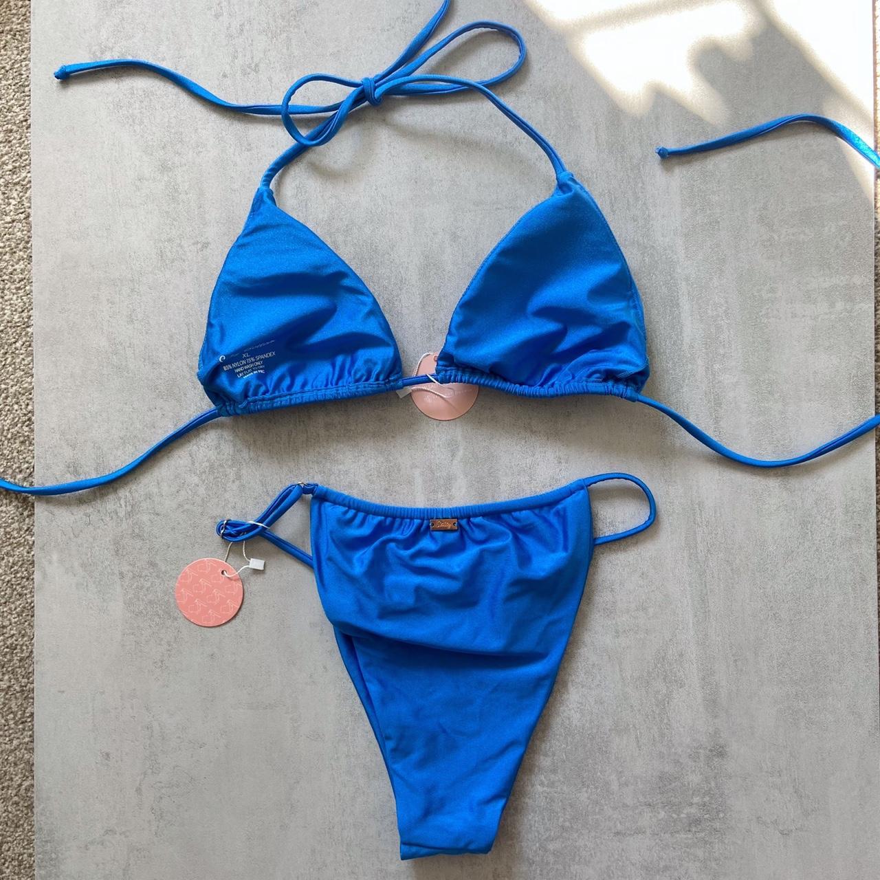 Women's Blue Bikinisandtankinisets Depop