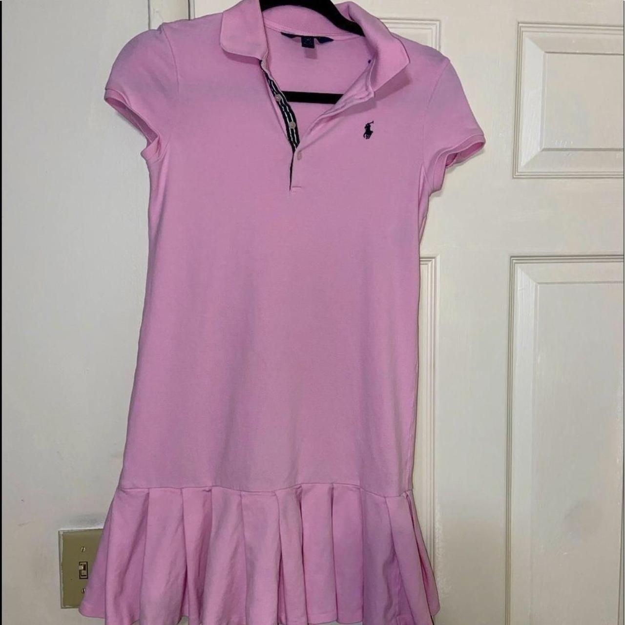 Polo Ralph Lauren Women's Pink Dress | Depop