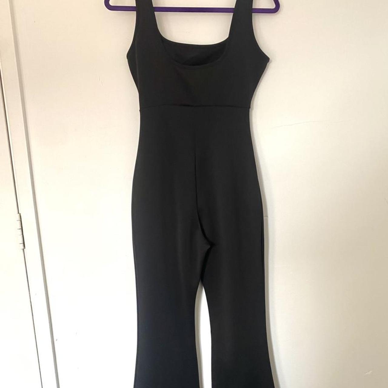 black underboob cut out jumpsuit🖤 missguided bought... - Depop