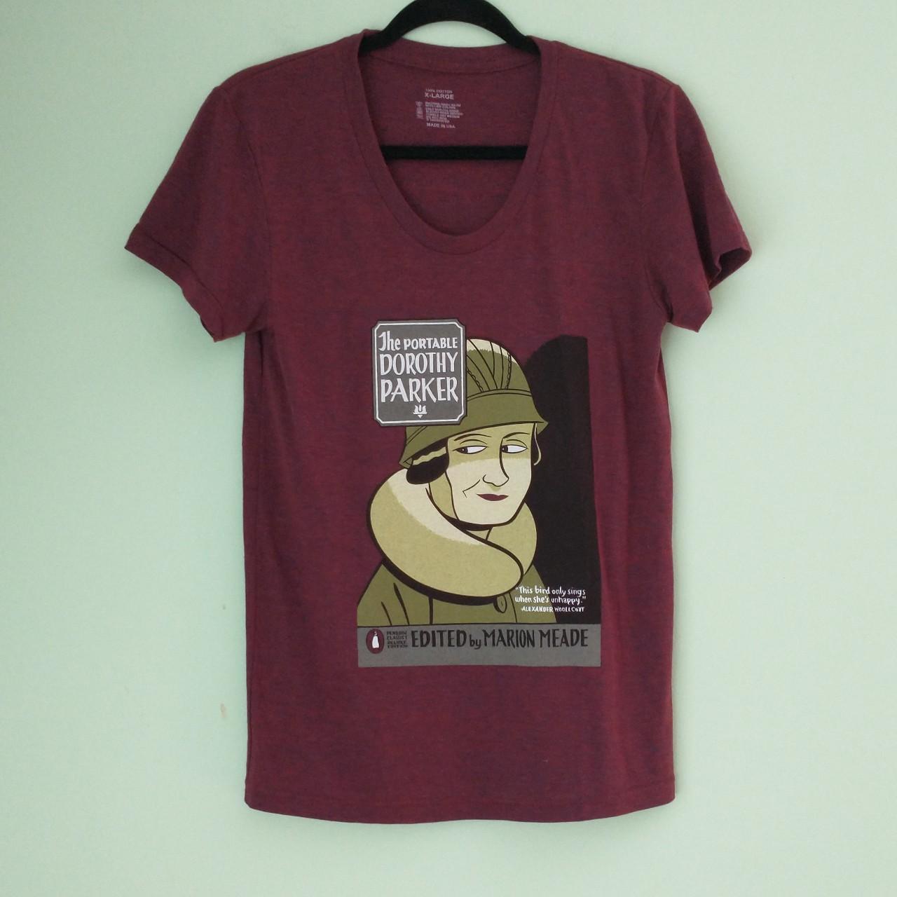 Penguin Books Women s Dorothy Parker T Shirt Size XL. Depop