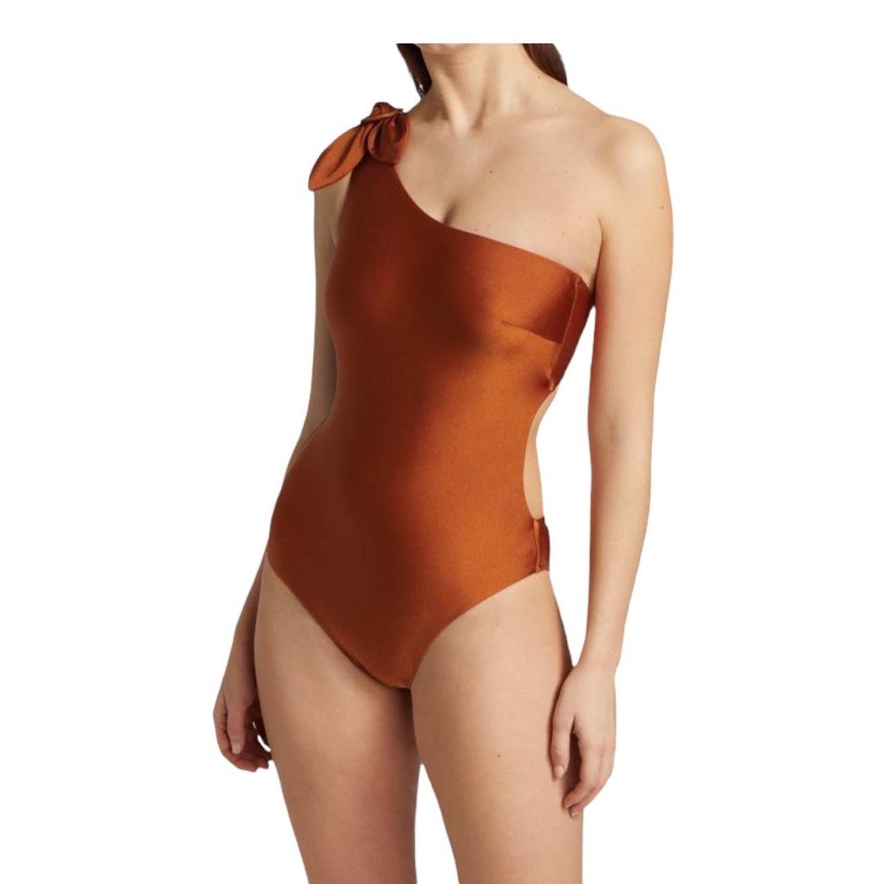 Zimmermann Women's Orange and Brown Swimsuit-one-piece