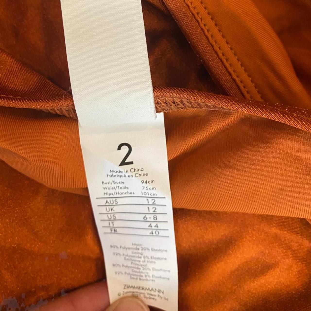 Zimmermann Women's Orange and Brown Swimsuit-one-piece (4)