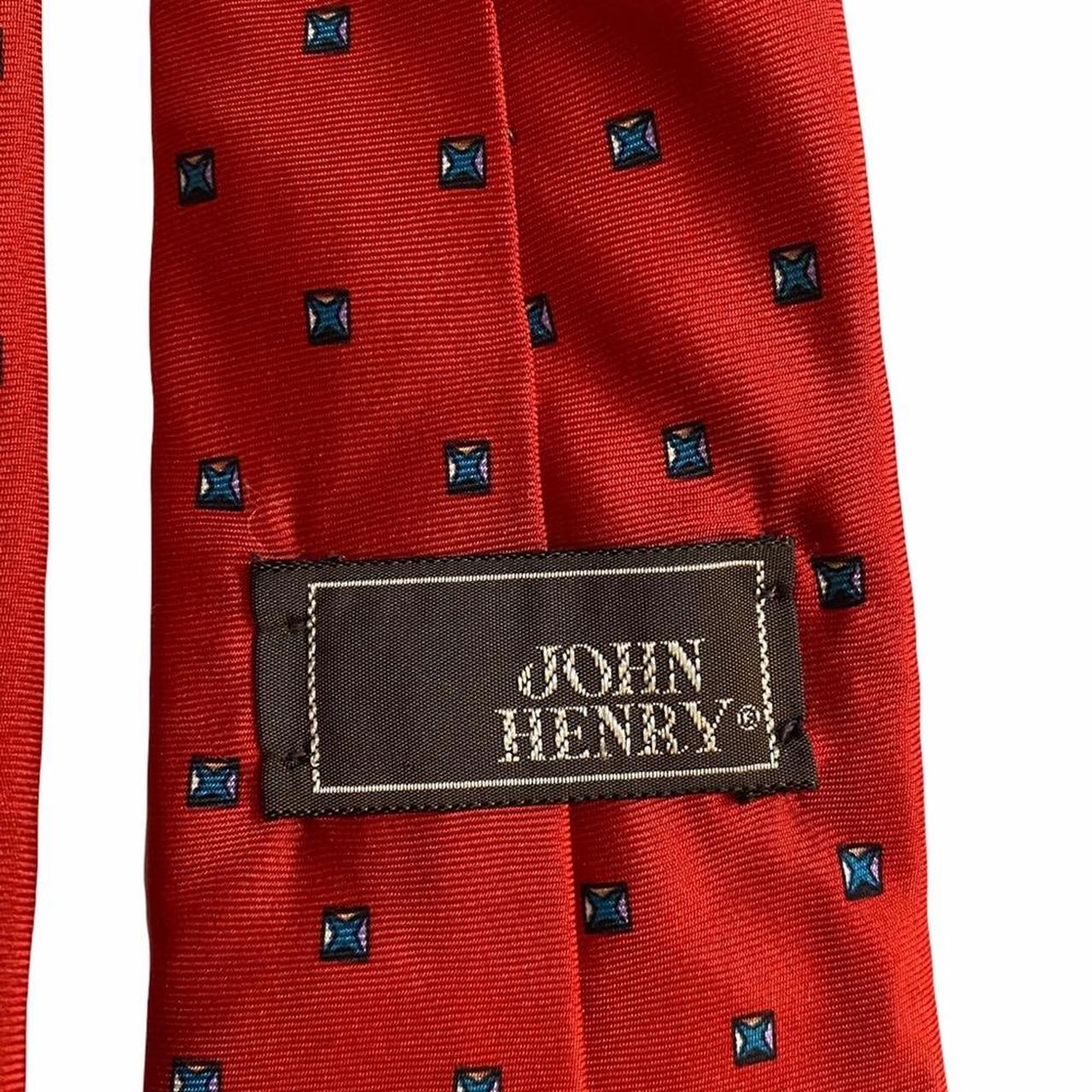 This vintage John Henry tie is in excellent... - Depop