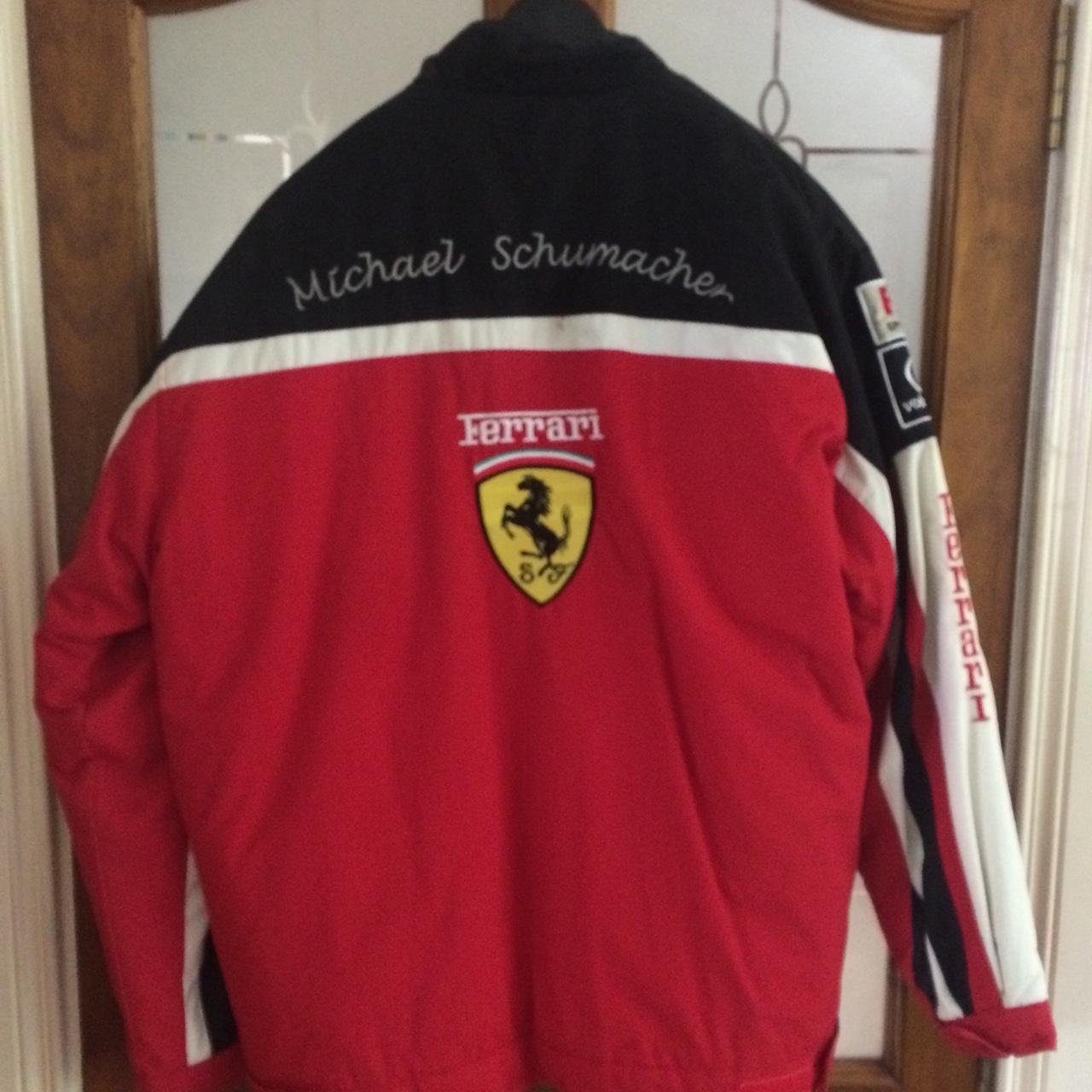 Vintage Ferrari Michael Schumacher Racing Jacket,... - Depop